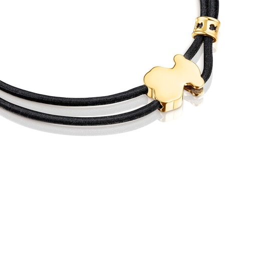 Tous Pulsera elástica negra Sweet Dolls Rebajas online