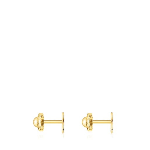 Tous Pendientes de oro motivo oso 0 5cm. Baby TOUS