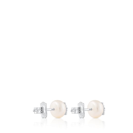 Tous Pendientes de plata y perlas TOUS Bear Precio de fábrica