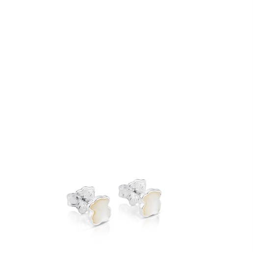 Tous Pendientes de plata y nácar 0 7cm. TOUS Color Oferta especial de fábrica