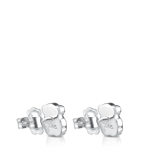 Tous Pendientes de plata y nácar facetado motivo oso TOUS Color Promoción trimestral