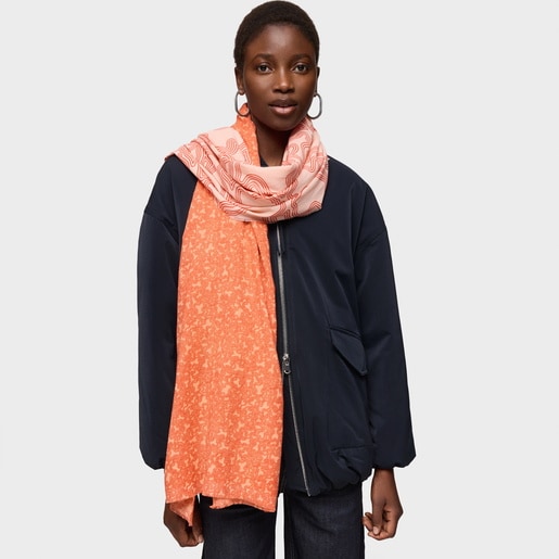 Tous Foulard naranja Kaos Mini Lines Ofertas