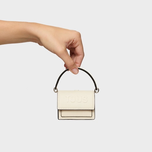 Tous Llavero mini bandolera beige Audree En oferta