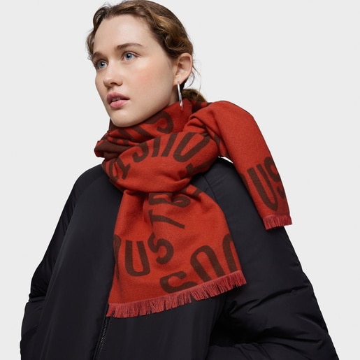 Tous Foulard naranja TOUS Round Logo Los más vendidos