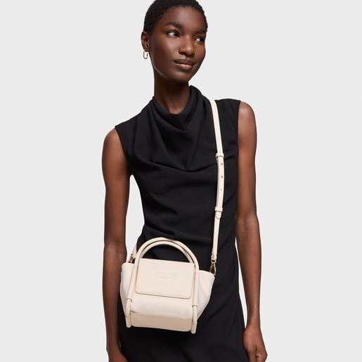 Tous Capazo pequeño beige TOUS Silhouette Soft Superdescuento