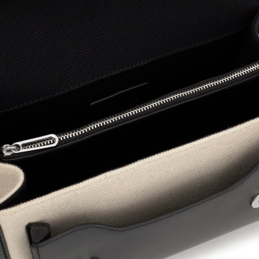 Tous Bandolera mediana negra Audree Canvas Precios de Black Friday