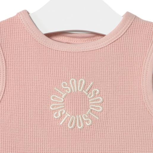 Tous Camiseta sin mangas de bebé Classic rosa En oferta