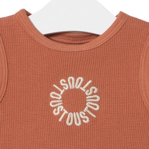 Tous Camiseta sin mangas de bebé Classic teja Descuentos del mes