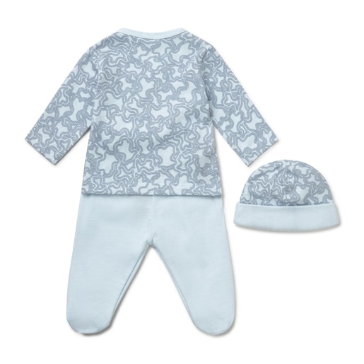 Tous Conjunto de bebé de recién nacido KaosP celeste