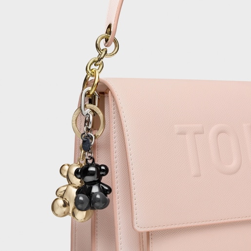 Tous Llavero metal negro Bold Bear Promoción por tiempo limitado