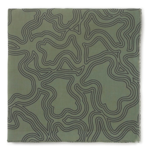 Tous Foulard caqui Kaos Mini Lines Solo hoy