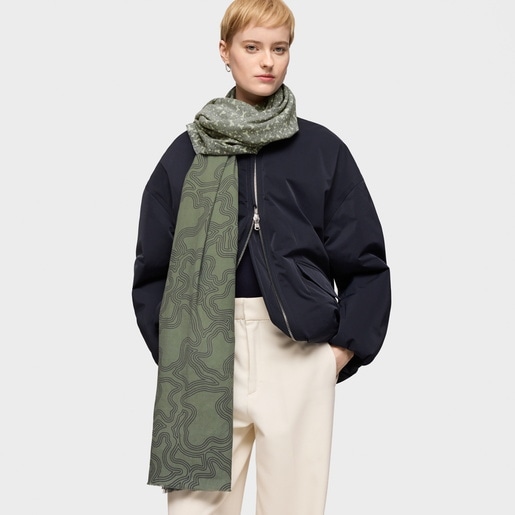 Tous Foulard caqui Kaos Mini Lines Solo hoy