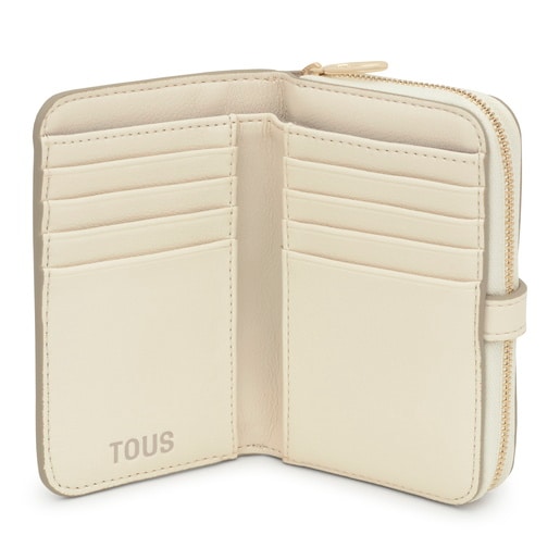 Tous Billetera beige TOUS Buckles Silhouette Superdescuento