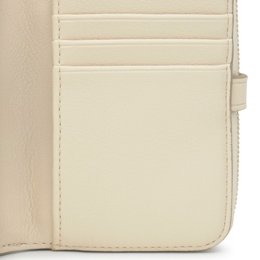 Tous Billetera beige TOUS Buckles Silhouette Superdescuento