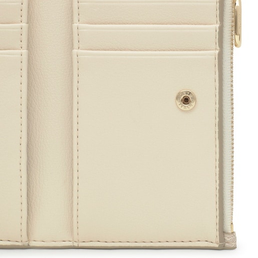 Tous Cartera beige TOUS Buckles Silhouette Envío internacional gratuito
